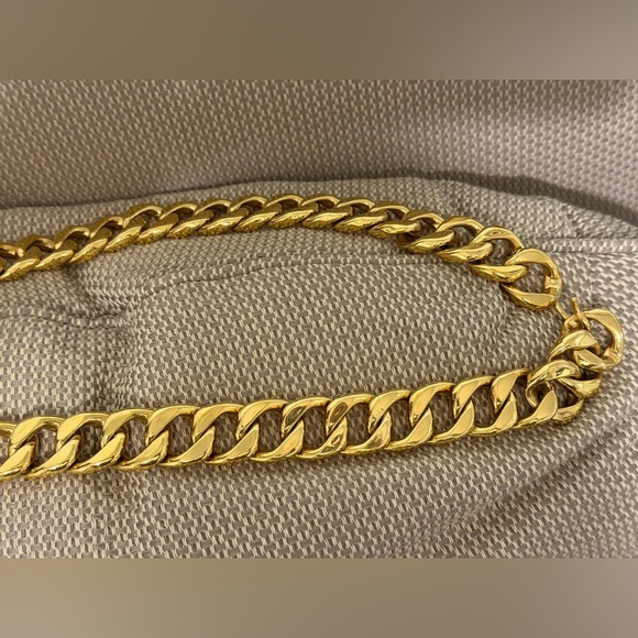 Vintage CHANEL Nameplate Belt or Necklace 1988 main image 2